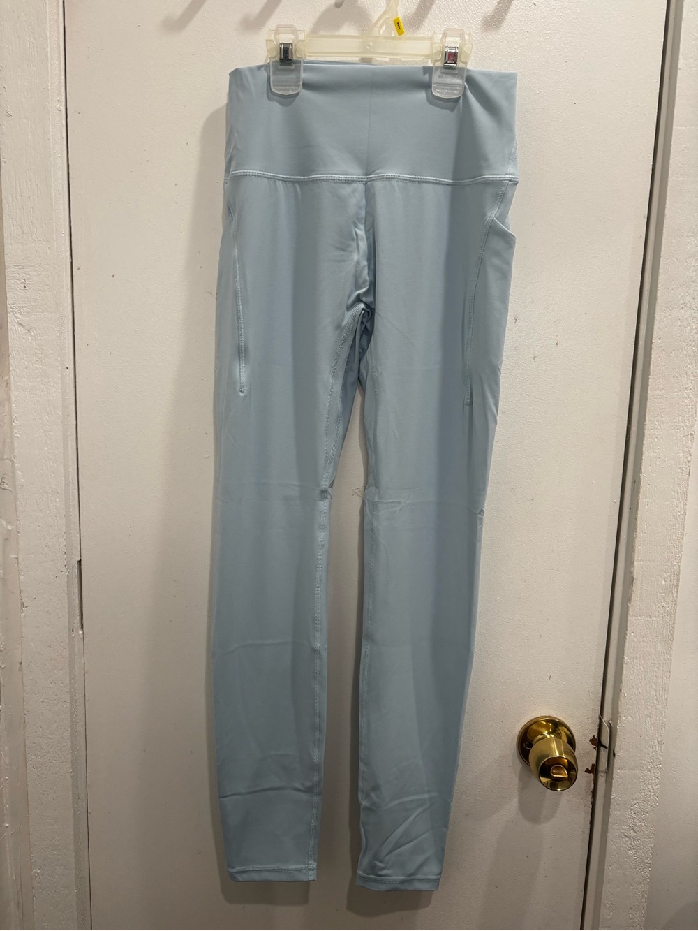 Women High-Waist Light Blue Active Leggings
